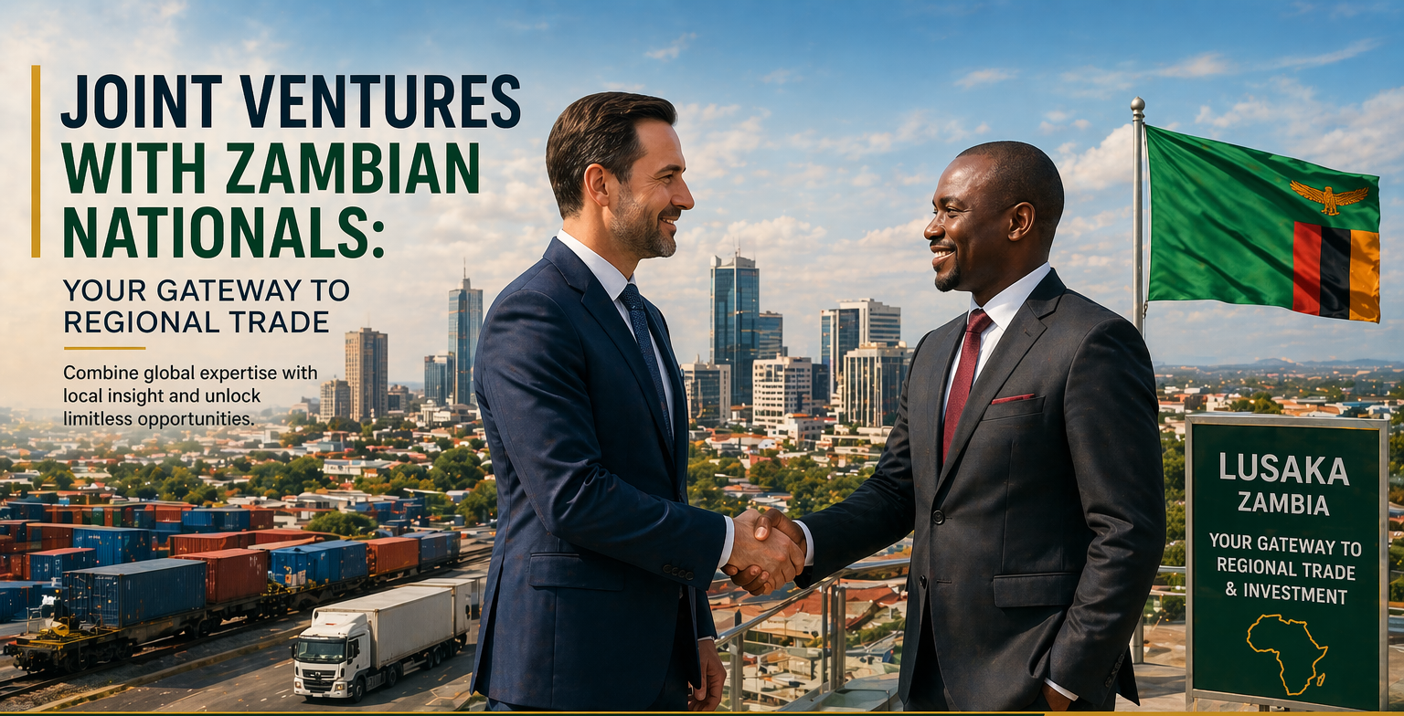 Joint Ventures with Zambian Nationals: Your Gateway to Regional Trade